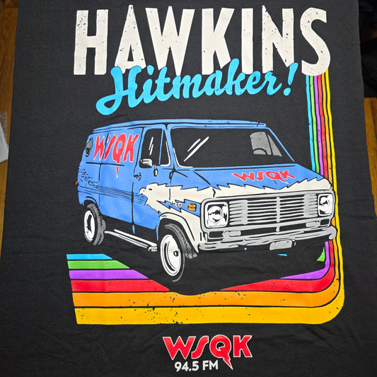 Stranger Things - WSQK Van 4X T-Shirt (NWOT) | 3474