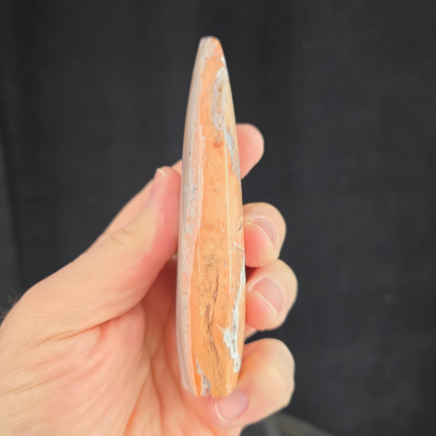 Cotton Candy Agate Flame Carving | 1895