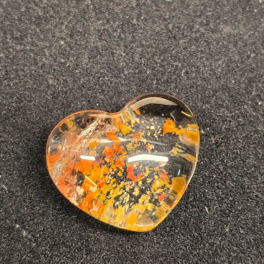 Garden Quartz Heart Carving | 2240