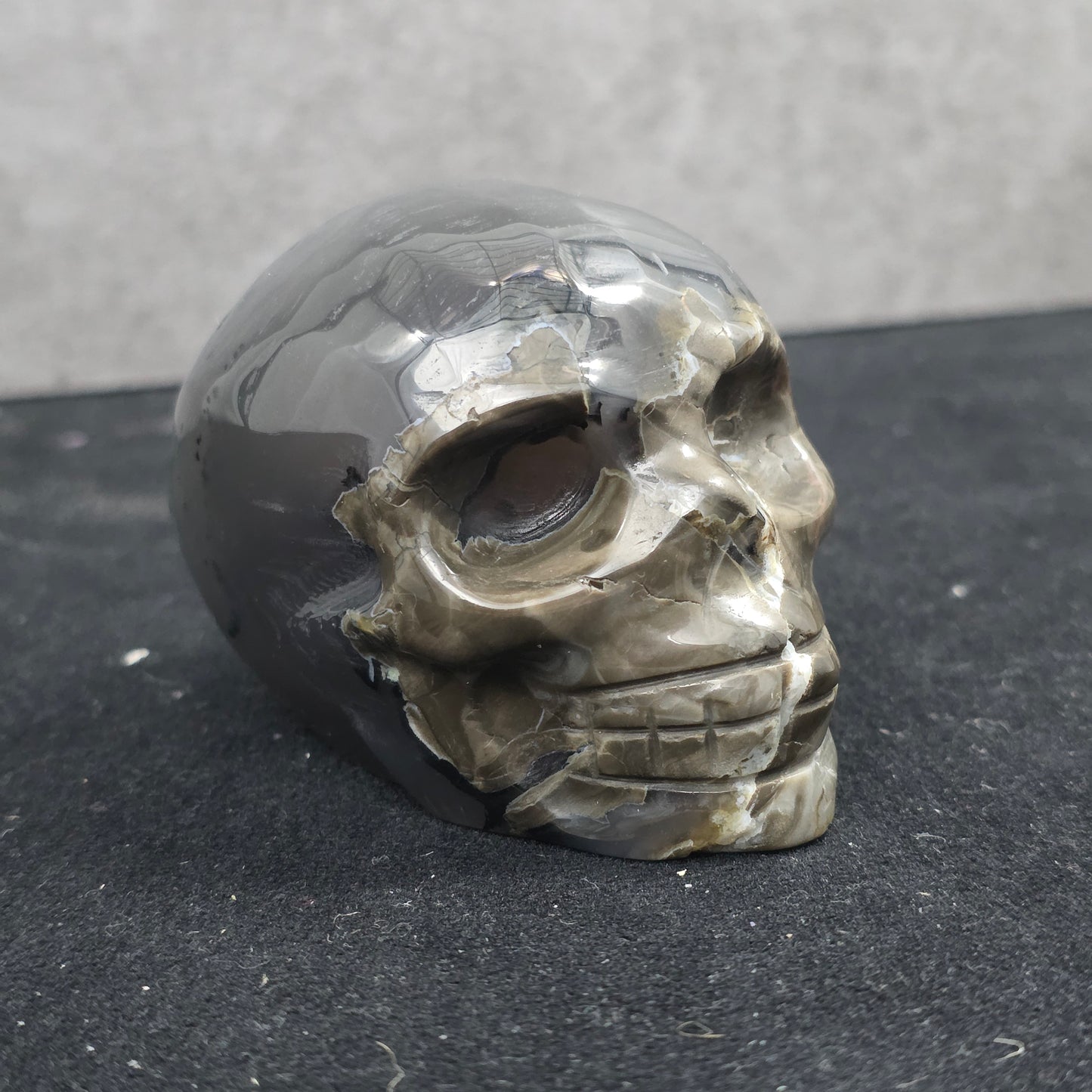 Volcano Agate Skull | 3309