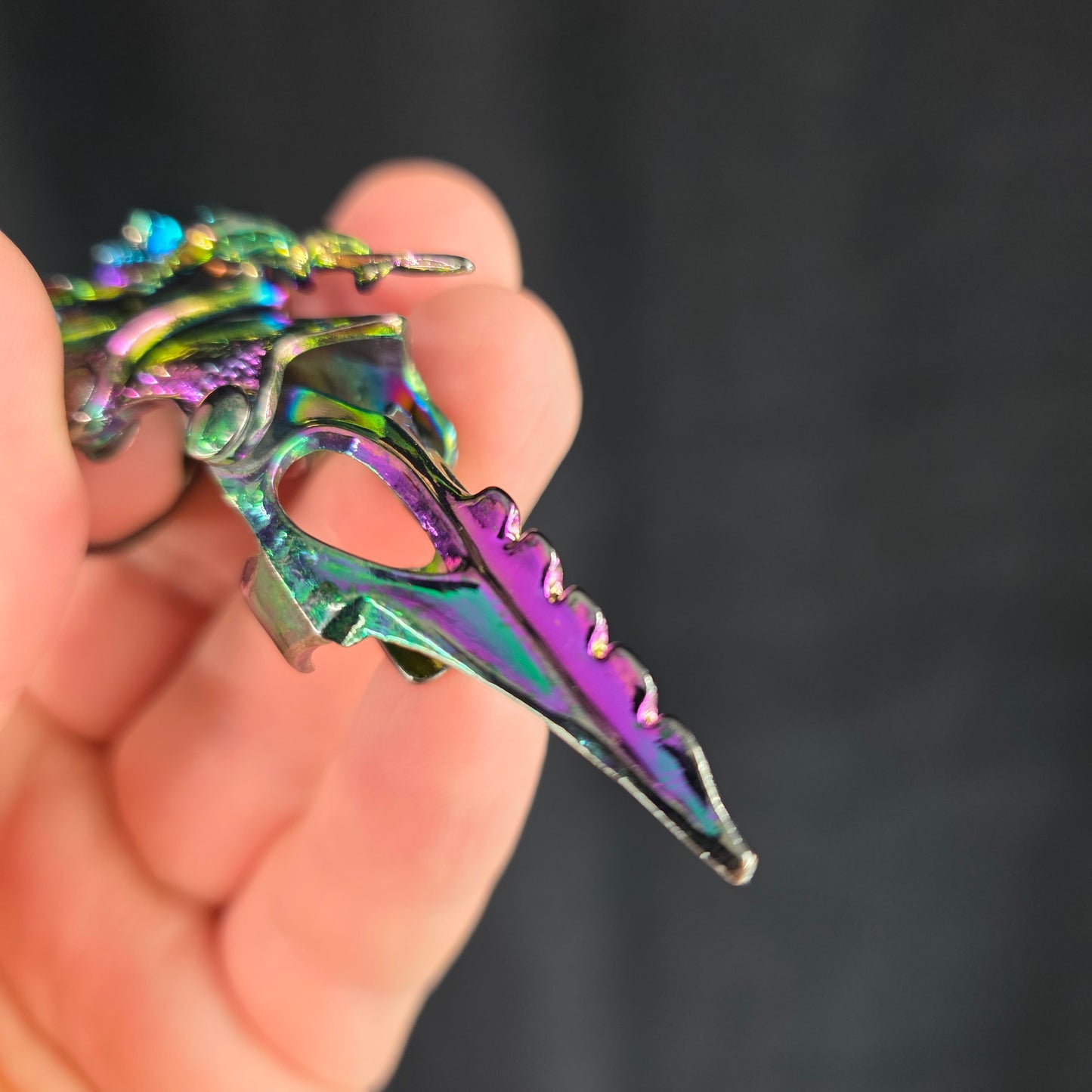 Gothic Dragon Claw Knuckle Ring (USED) | 3224
