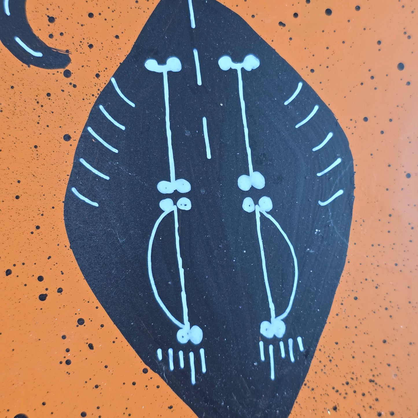 Halloween Cat Tray (USED) | 3226