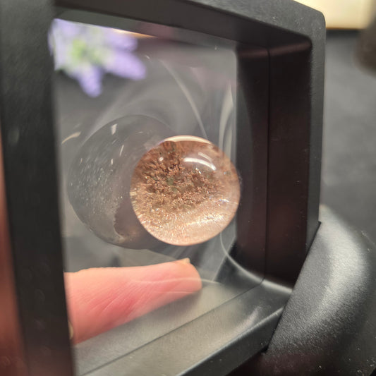 Garden Quartz Mini Sphere w/frame | 2096