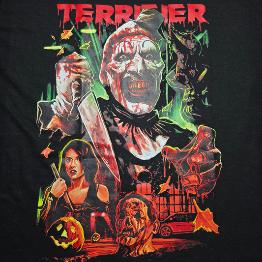 Terrifier Art the Clown L T-Shirt (NWOT) | 3512