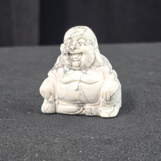 Howlite Buddha Carving | 1074