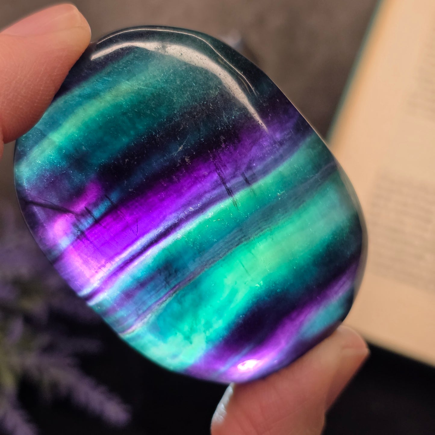 Rainbow Fluorite  | 3159