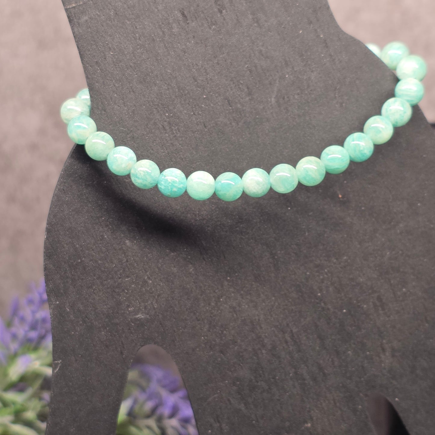Amazonite Bead Bracelet 6.5"-16cm | 3047