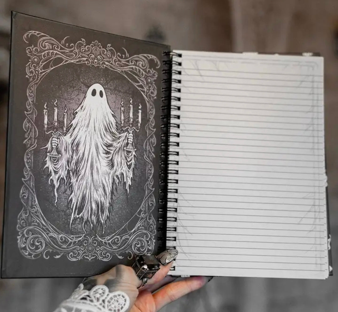 Ghost Haunting Spiral Notebook (NEW-SEALED) | 3556