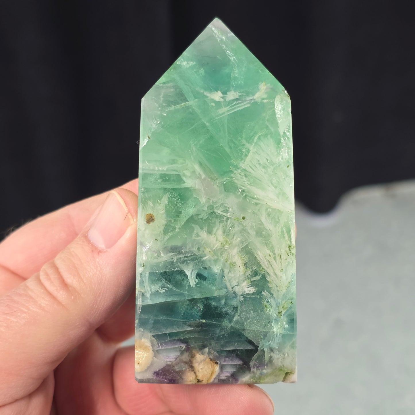 Feather Fluorite Tower | 2070
