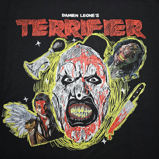 Terrifier Art the Clown L T-Shirt (NWOT) | 3507