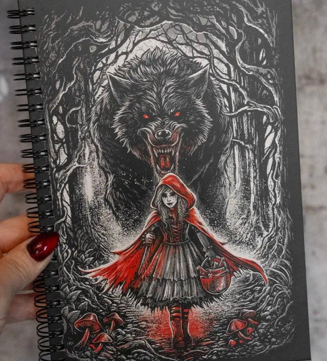 Little Dead Riding Hood Spiral Journal (NEW-SEALED) | 3552