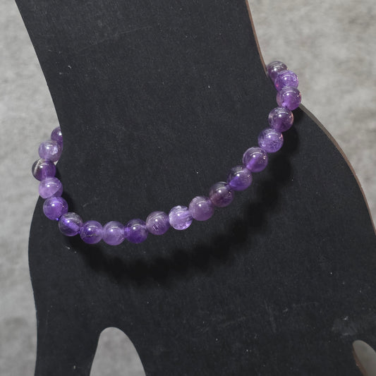 Amethyst Bead Bracelet | 3314