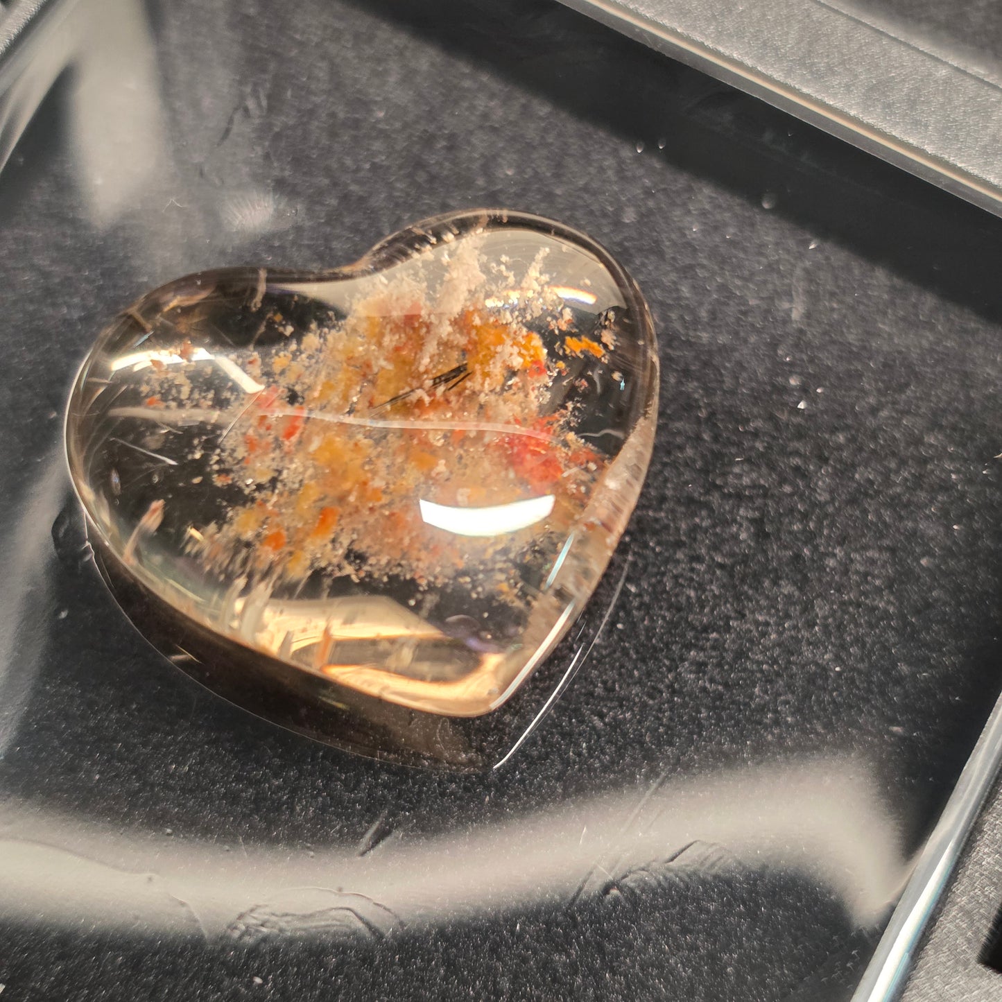 Garden Quartz Heart Carving | 2239