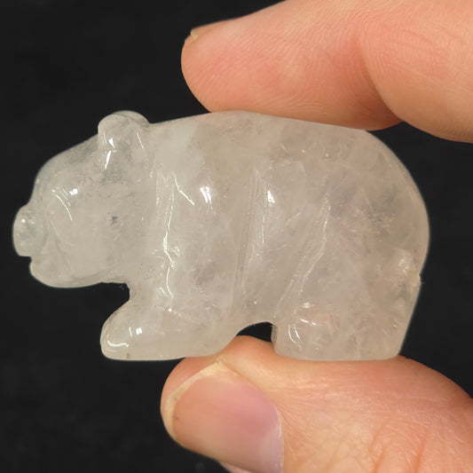 Clear Quartz Bear | 3166
