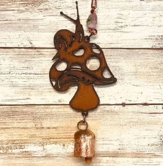 Mushroom Snail Garden Chime | 3042