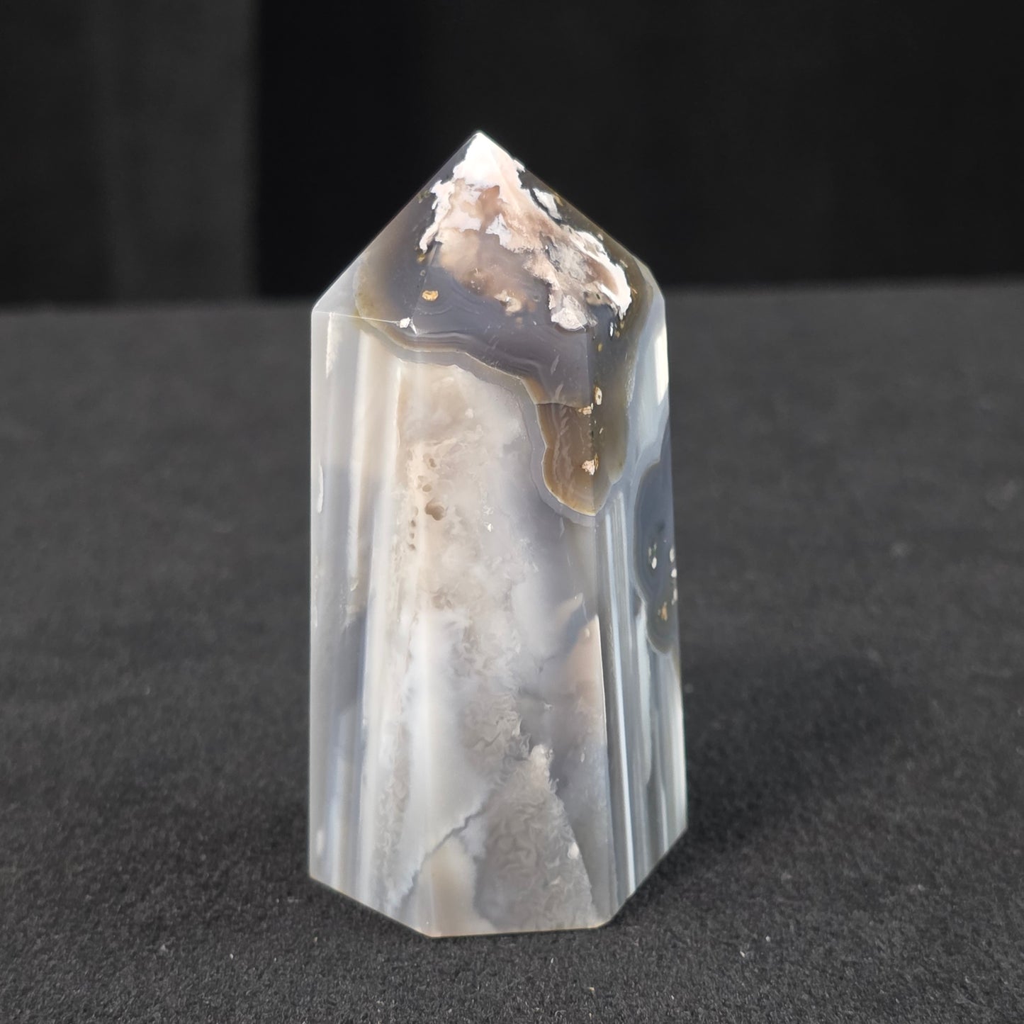 Black Flower Agate Generator | 2181