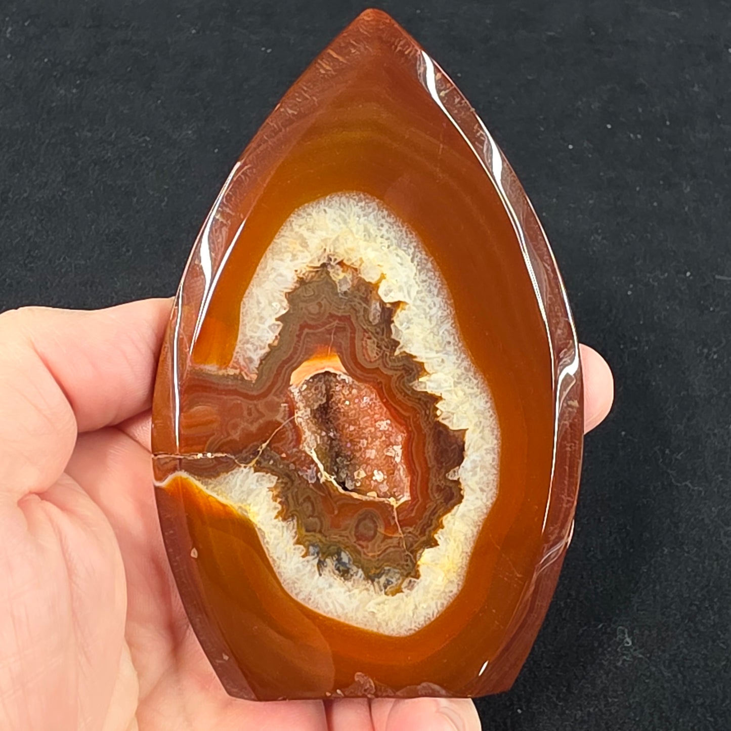 Carnelian Flame Carving (discounted) | 3029