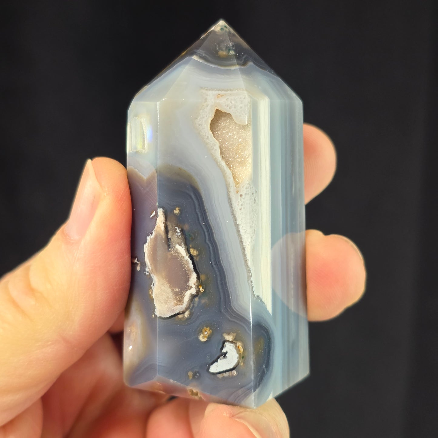 Black Flower Agate Generator | 2181