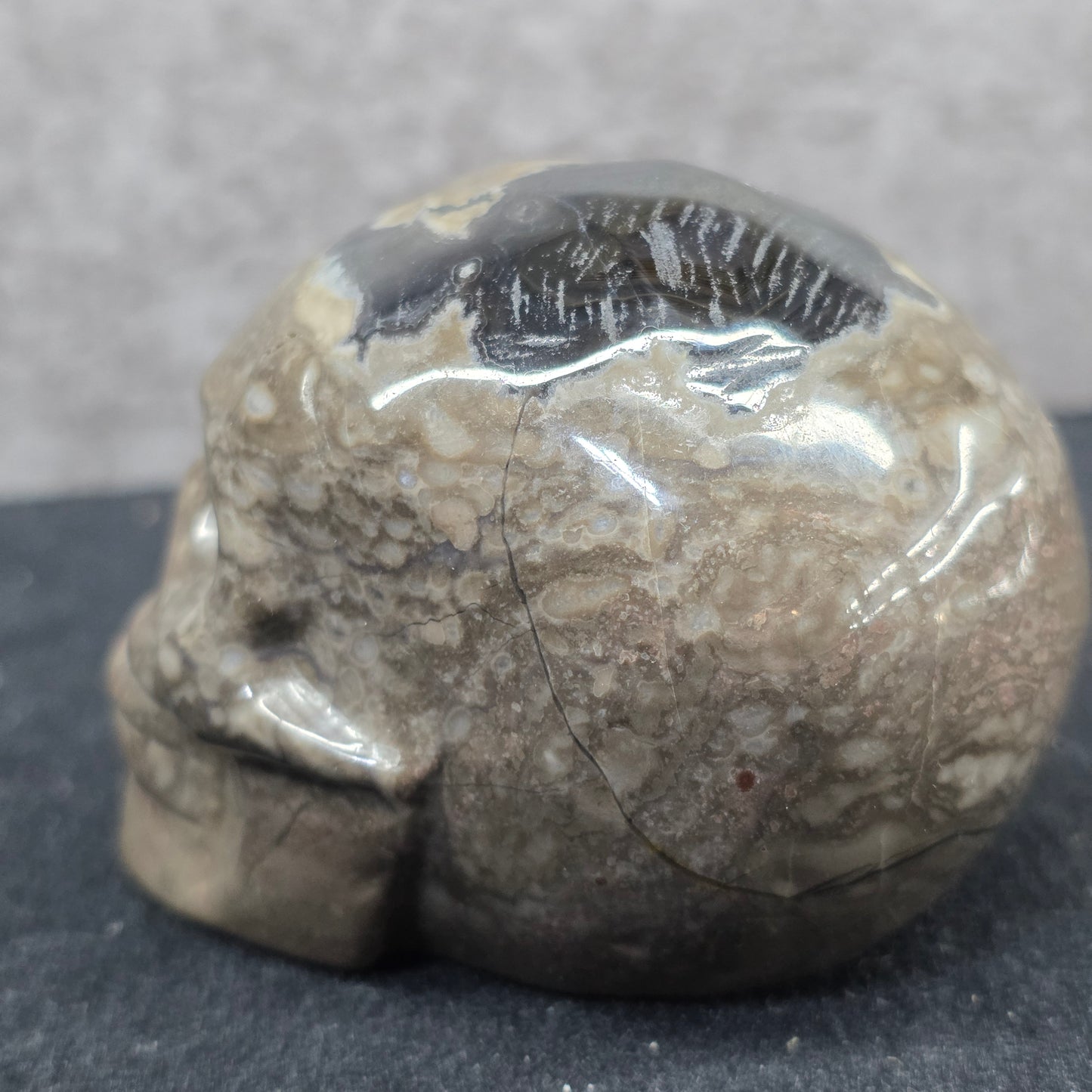 Volcano Agate Skull | 3313