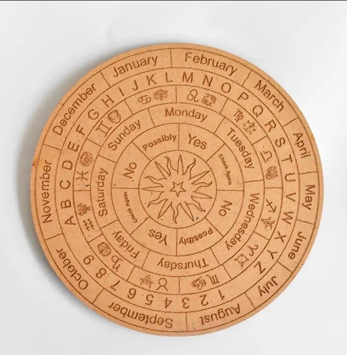 6" Dowsing Pendulum Board (NEW-OPEN) | 3528