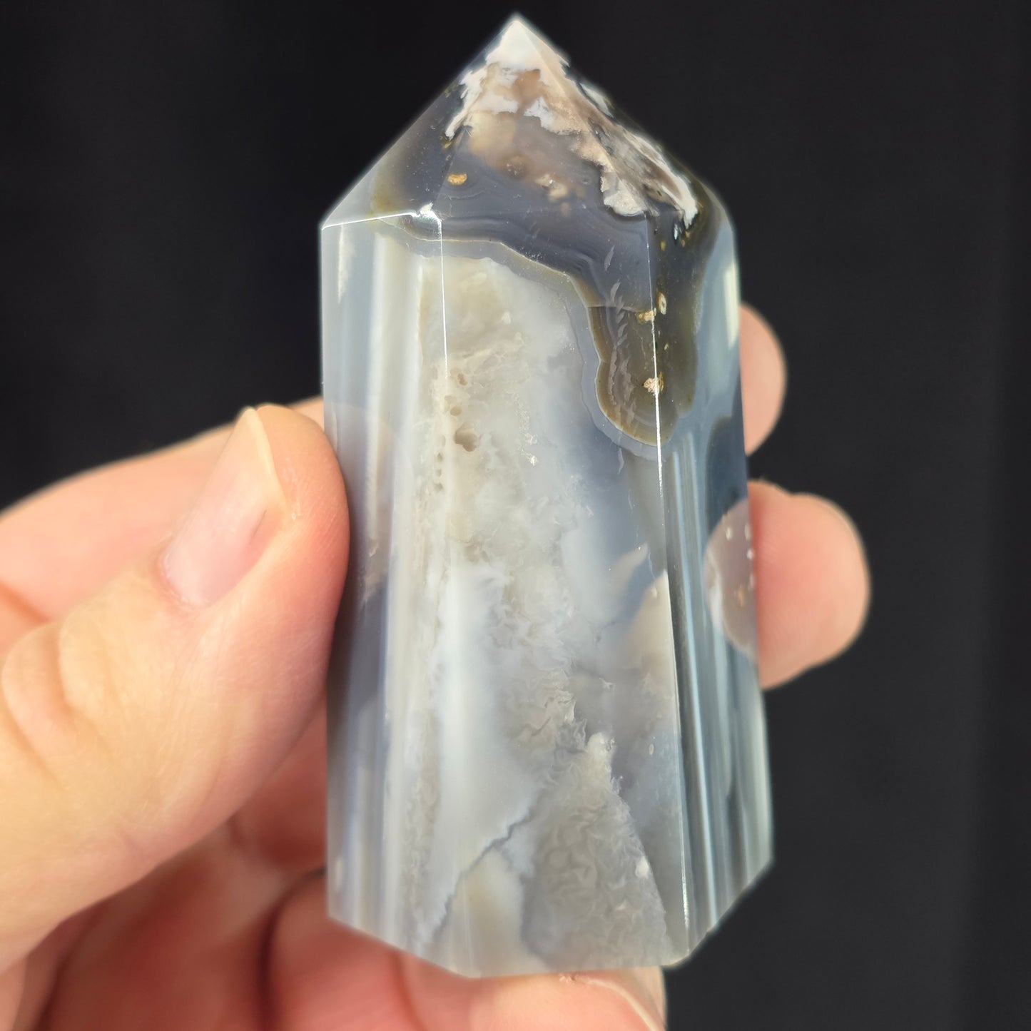Black Flower Agate Generator | 2181