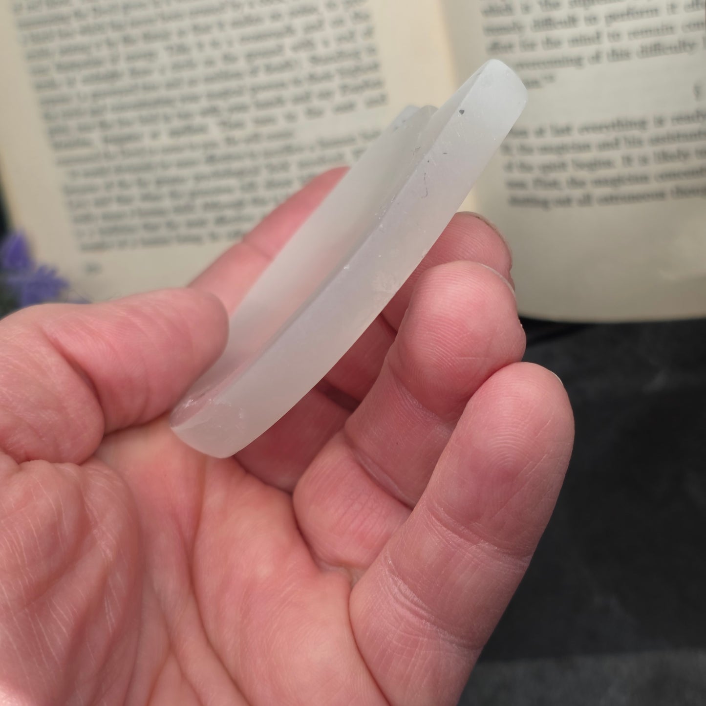 Satin Spar Cat Bowl Carving | 1905