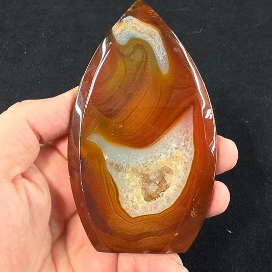 Carnelian Flame Carving (discounted) | 3027