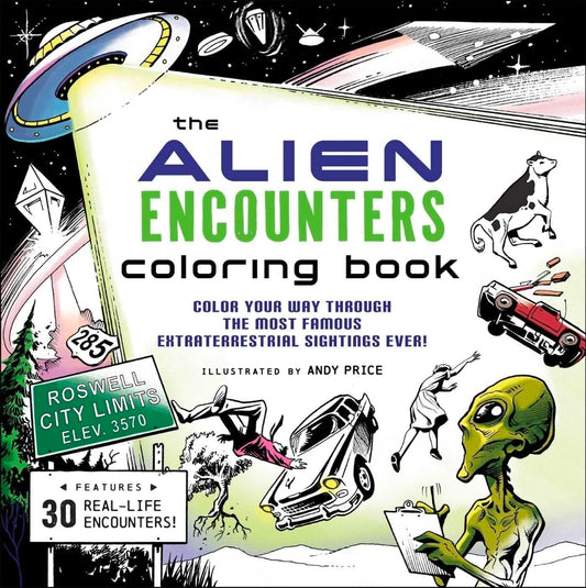 The Alien Encounters Coloring Book (NEW-OPEN) | 3601