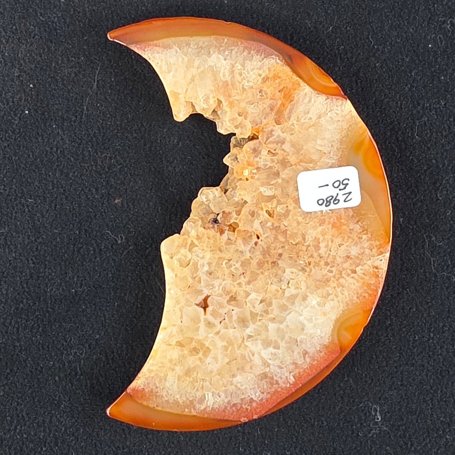 Carnelian Moon Carving | 2980