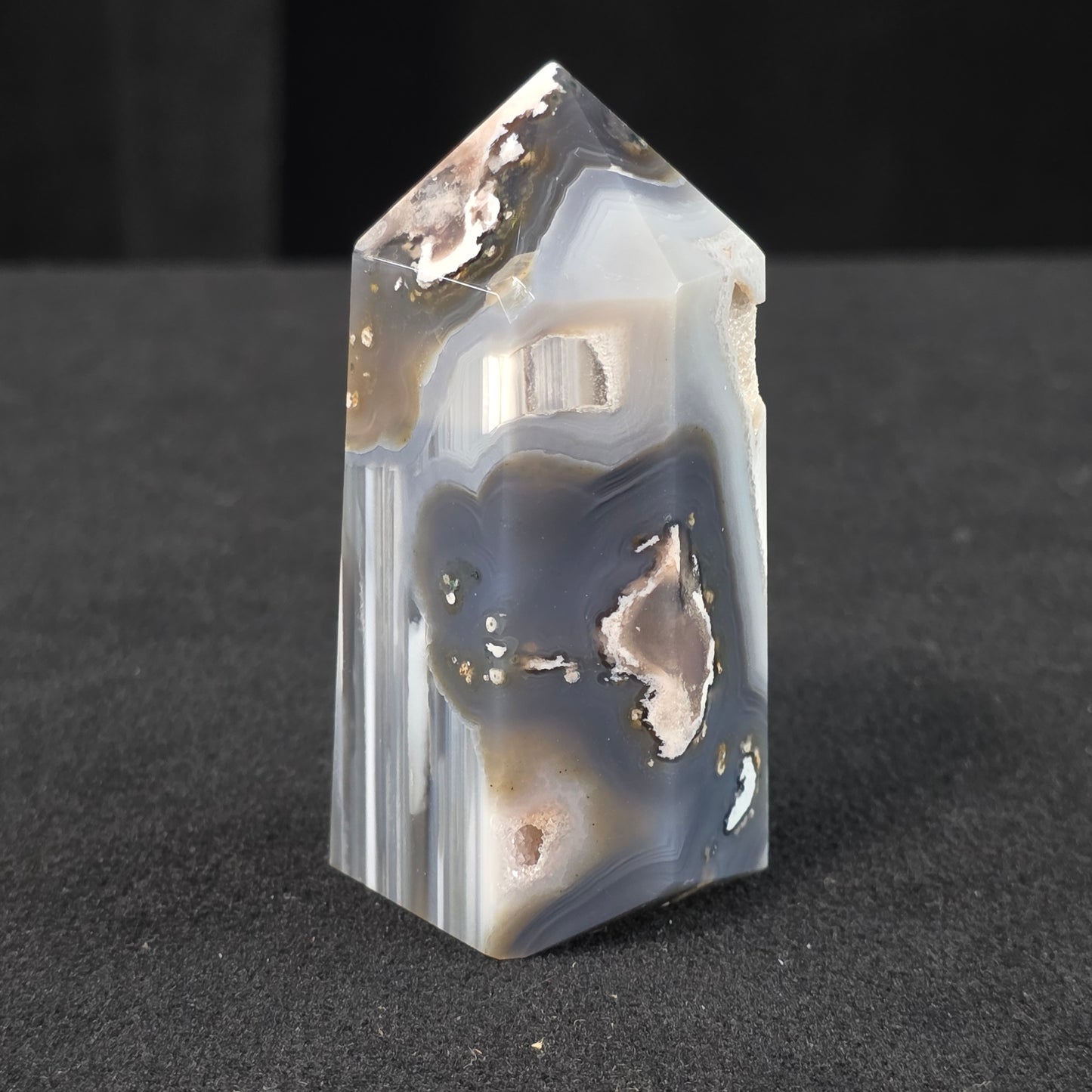 Black Flower Agate Generator | 2181