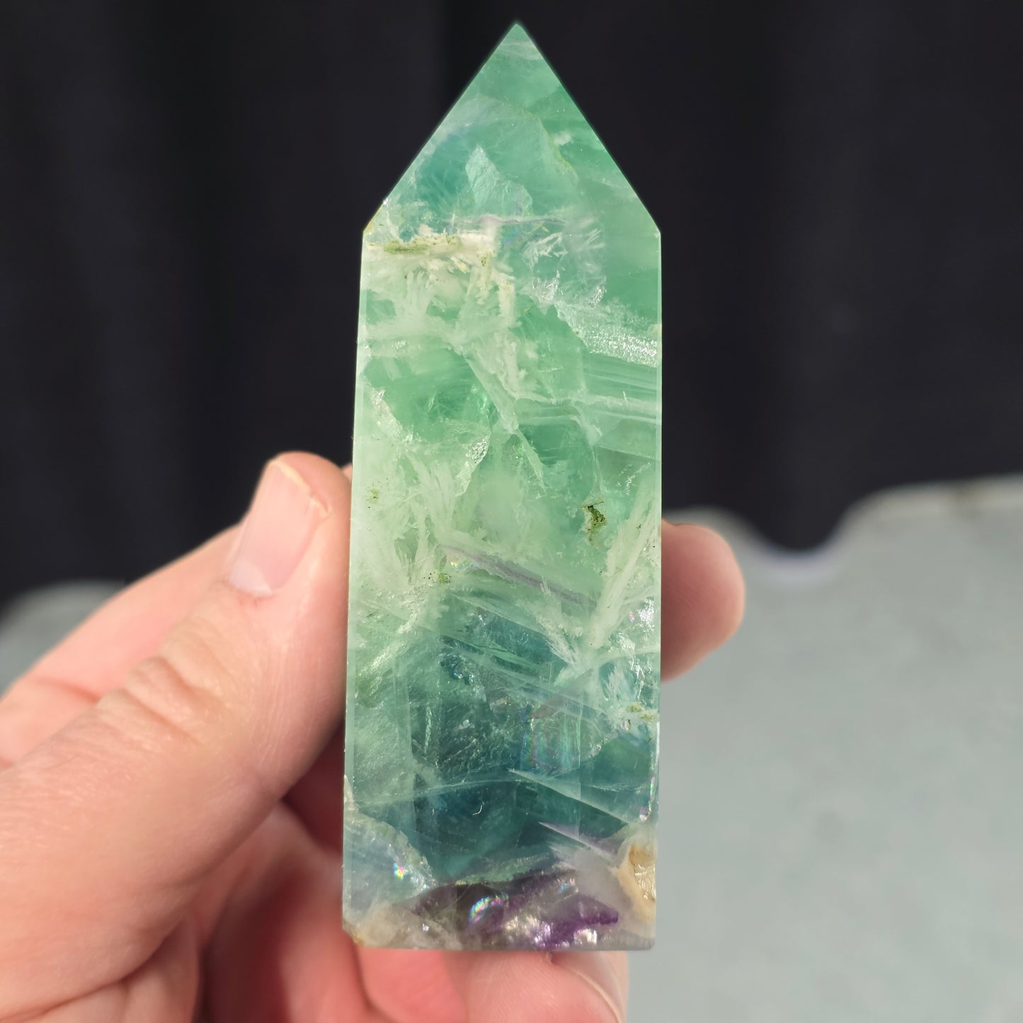 Feather Fluorite Tower | 2070