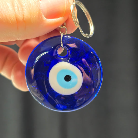 Evil Eye Glass Keychain (NEW-OPEN) | 2932