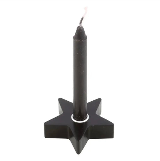 Black Star Spell Candleholder | 3301