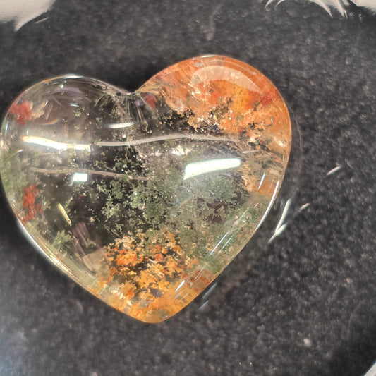 Garden Quartz Heart Carving | 2236