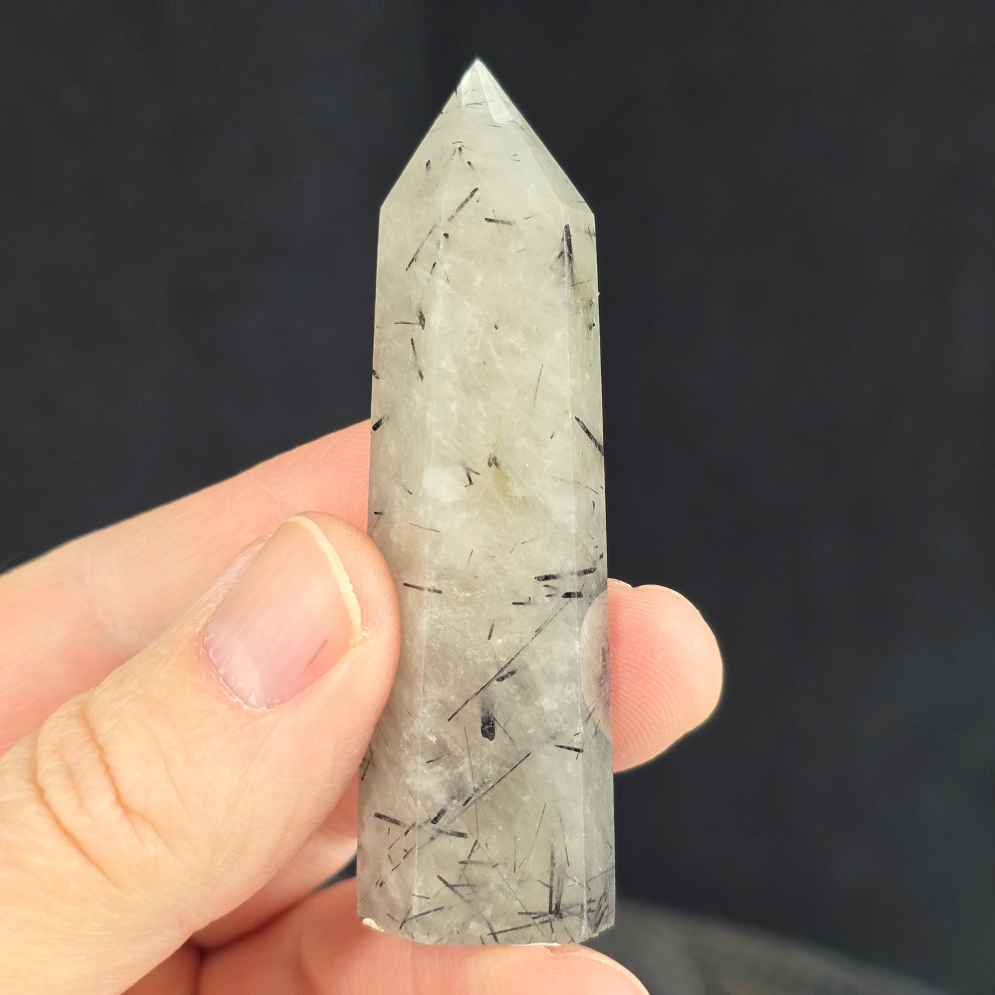 Black Tourmaline, Clear Quartz Generator | 2688