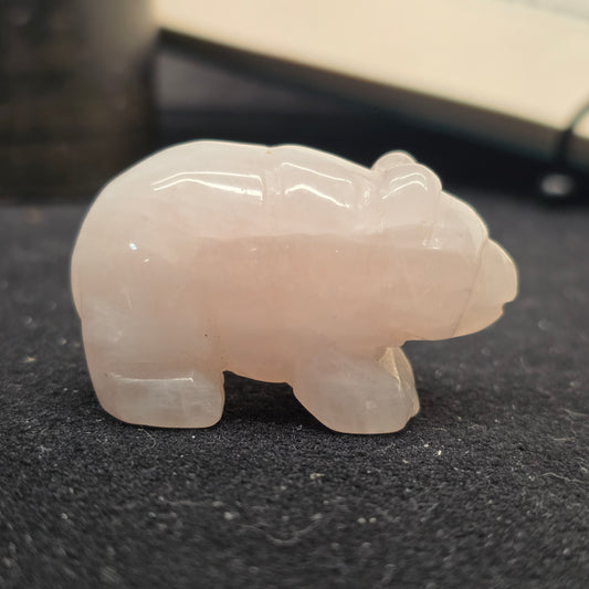 Rose Quartz Bear | 3165