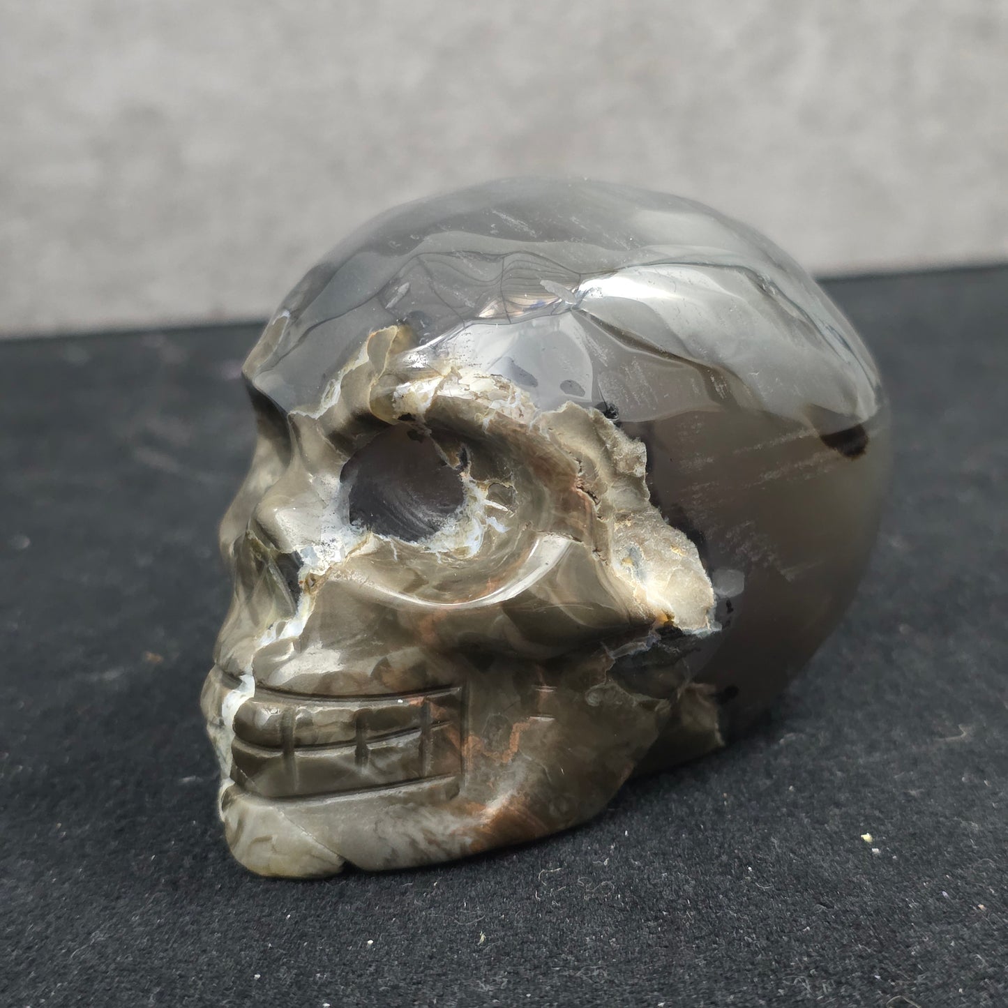 Volcano Agate Skull | 3309